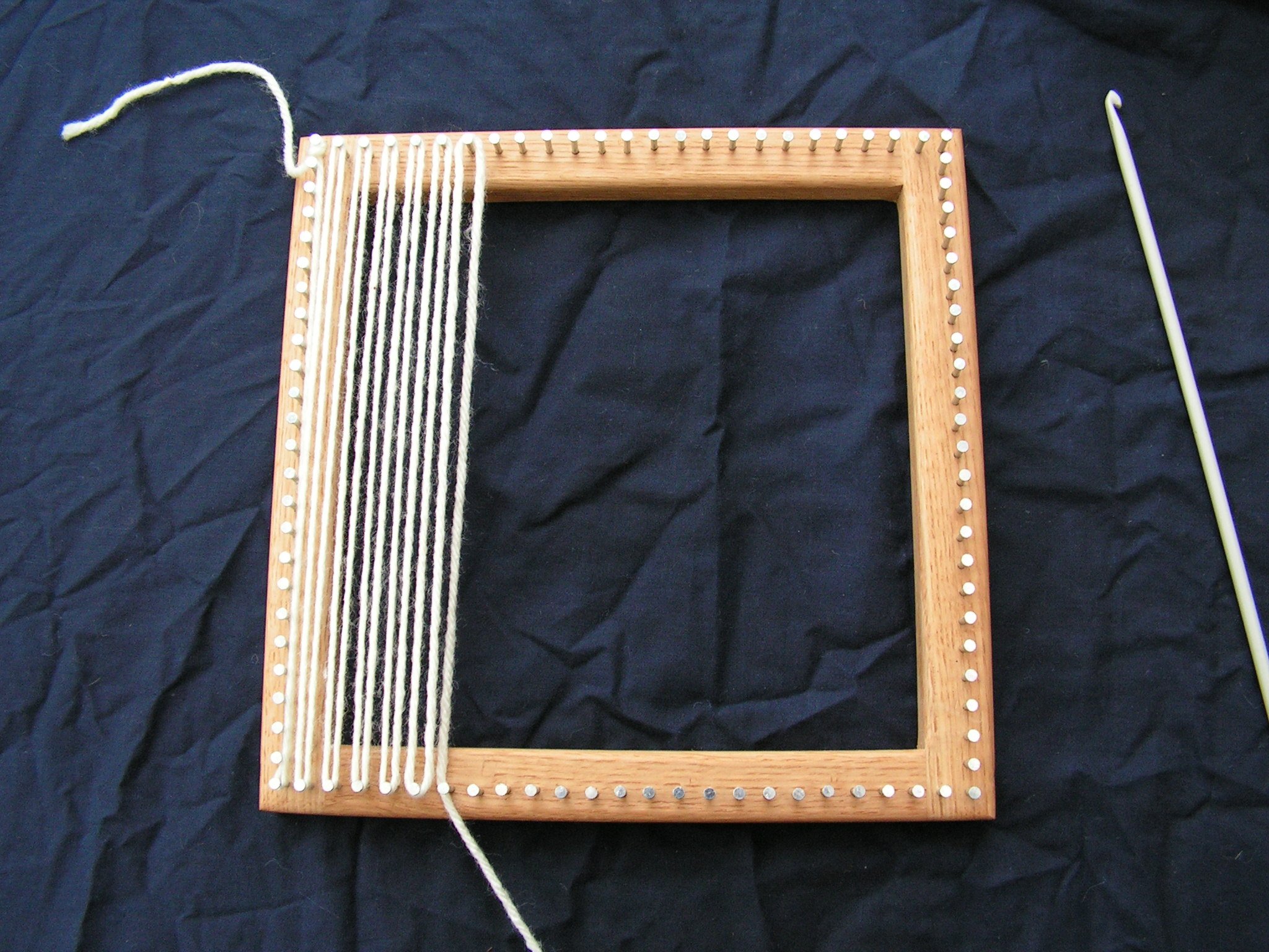 How to Use a Frame to Make a Pin Loom